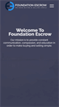 Mobile Screenshot of foundationescrow.com